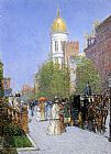 Childe Hassam Wall Art - A Spring Morning